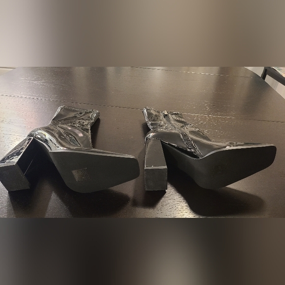 New Simmi London Square Toe Platform Boots, Size 6 to 6.5 US - Picture 3 of 6